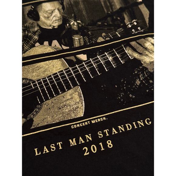 Willie Nelson 2018 Last Man Standing tour tee shirt size XL - Picture 8 of 10